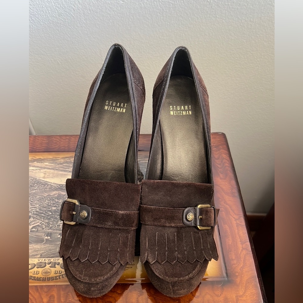 Stuart Weitzman shoes women Size 9M brown color